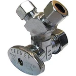 Plumb Pak PP2903VLF 3-WAY Quarter Turn Stop Valve, 5/8 X 3/8 Compression. Fixed Price $29.06.