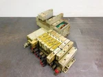 Numatics Solenoid Air Control Valve, 8 Bank Pneumatic 24 Vdc & Parts Lot. Fixed Price $110.39.