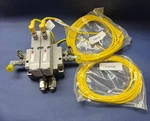 Ross Qty 2 W6676A1461W Solenoid Valves On Manifold With MDC-3FP-5M-R Cables. Fixed Price $125.00.