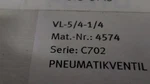 Festo VL-5/4-1/4 Pneumatic Valve Nsmp. Fixed Price $408.00.
