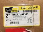 Apollo 86B-208-01 86B20801 Inch 3-PIECE Socket Weld Ball Valve. Fixed Price $600.00.