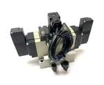 Smc VFS5310-5DZ 4/5 Port Solenoid Valve 3-POSITION DC21-26V. Fixed Price $89.99.