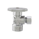 Plumb Pak PP20051LF 1/2 In. Fip X 3/8 Compression Brass Shut-off Angle Valve. Fixed Price $9.99.