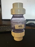 Nds Flo-control True Union 2" Clear 1/2 Lb Spring Check Valve 1700C20. Fixed Price $41.95.