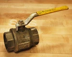 Grinnell PN25W-16G Brass Shut Off Valve. 1-1/2 Npt DN40 17/90 MS58, Cga-svgw. Fixed Price $26.59.