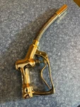 Milwaukee Valve Solid Brass Gas Pump Handle W/imperial Duro Flex Nozzle. Fixed Price $500.00.