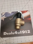 Cash Acme 3/4 Inch F-82 Relief Valve With Lever Set At 125 Psi, Bronze Plumbing. Fixed Price $19.99.