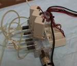 4 Of Smc LVM10R6-5B-6 & 3 LVM205R-5B-6 Solenoid Valves On Manifold. Fixed Price $149.00.