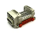 Smc VV5QC11-06N3FD0 Plug-in Base Mounted Manifold. Fixed Price $107.99.