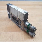 Smc VQC4501-5 Plug-in Solenoid Valve, Port, Press. 0.2 1.0MPA, W/ Manifold. Fixed Price $10.55.