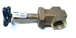 2" Gate Valve Brass 300 Steam 600 Wog Female Npt Nibco Fig 174. Fixed Price $395.00.