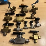 Whitey Swagelock Gould Imperial 3 Way 2 Brass And Stainless Ball Valve Lot. Fixed Price $189.95.