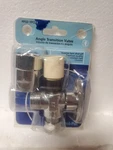 Plumb Pak PP32-1PCLF Turn Transitional Angle Supply Line Valve, 1/2" X 3/8". Fixed Price $14.99.