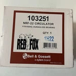 Bell & Gossett 103251 1/25 Hp, NRF-22 Red Fox Circulator Pump. Fixed Price $199.99.