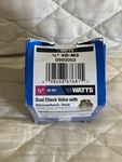 Watts 1/2" 9D-M3 0950053 Dual Check Valve With Atmospheric Vent New Ships Free. Fixed Price $46.99.