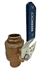 Nibco S-585-70-66 Bronze Ball Valve 1" Solder End, Full Port, Lever (NJ83H0A). Fixed Price $79.19.