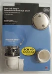 Keeney Foot Lok Stop Schedule 40 Bath Tub Drain Kit-brushed NICKEL-K630PVCDSBN. Fixed Price $20.00.