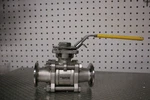 Top-flo CF8M 1000 Wog N4262 1" FE30 Stainless Sanitary Valve. Fixed Price $50.00.
