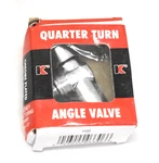 Keeney 2780PCLF 1/2"X 3/8" Outlet Brass Shut-off Valve Quarter Angle. Fixed Price $11.45.