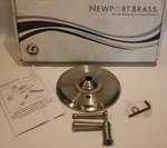 Newport Brass 5-2412BP/15S Aylesbury Tub/shower Div. Trim Set Satin Nickel. Fixed Price $157.49.