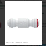 Single Check Valve Tube Od # 1/4SCV-US. Fixed Price $13.28.