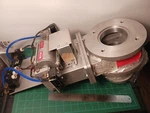 Working Vacuum Research Company 4" Id Air Operated Aluminum Gate Valve 9746-1-8. Fixed Price $135.00.
