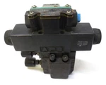 Double Solenoid Valve QF-3-0-10D1-LK, With Vickers Coils 02-111652. Fixed Price $70.00.