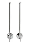 Zurn Z8804-XL-LRLK-PC Two Standard Angle Stops W/ Loose Key. Fixed Price $29.99.