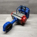 Abz Wafer Butterfly Valve W/ 130SR6DA Actuator & Kytronics MCDLU80. Fixed Price $599.99.
