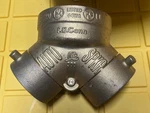Wilson & Cousins IE33S Fire Dept Connection 4"X2.5"X2.5" New W/ Wear. Covers. Fixed Price $35.00.