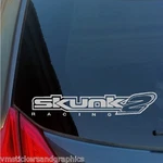 Two SKUNK2 Racing Vinyl Stickers Cams Valve Cover Exhaust Header Intake Manifold. Fixed Price $5.95.