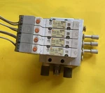 *used* Sy 3140-BGZ-X78-SMC-4 Stack-with Manifold Solenoid Valve-free Shipping*. Fixed Price $97.99.