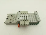 Numatics 219-828 240-183 8-STATION G3 4-VALVE Manifold Assembly W/comm Sub-bus. Fixed Price $299.99.