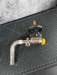 Itt 1.5-F-419-6-3-H-913S Sanitary Diaphragm Valve 1-1/2" Pas. Fixed Price $112.50.