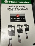 Fluidmaster 400ACN3 Nos Poor Packaging Box Of Valves. Fixed Price $25.99.
