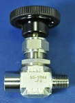 656 Whitey Needle Valve, Size 0.25" Mnpt Fnpt SS-1RM4-F4. Fixed Price $32.76.