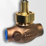 Rego Bronze Globe Valve, Threaded, Cryogenic Service, 3/4", Silver Brazed. Fixed Price $460.00.