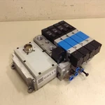 Festo Control Block W/ Valves VIMP-03-B Used #69511. Fixed Price $110.00.