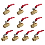 Efield 10PCS 3/4 Inch Fnpt Full Port 600WOG Brass Ball Valve ,red Handle. Fixed Price $69.99.