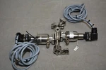 Lot 2X Gemu P650 8M #AT0T1 Pneumatic Diaphragm Valves & Block #X3393. Fixed Price $350.00.