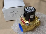 Atlantic Valves 2" Electric Brass Solenoid BZW-50-24VDC Used. Fixed Price $140.00.