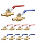 Vevor Pex Ball Valve 10 Pieces 1/2 In Brass Full Port. Fixed Price $39.99.