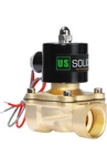 U.s. Solid 1" Brass Electric Solenoid Valve 24V Ac Normally Closed Viton. Fixed Price $35.00.