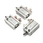 (lot Of 3) Smc Pneumatics CU20-25D Compact Air Cylinders 20MM BORE/25MM Stroke. Fixed Price $45.99.