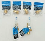 (2) Apollo Pex-a 3/4" Ball Valves W/ Mounting Pads & (4) Male Adapters. Fixed Price $38.00.