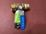 Homewerks 116-2-34 Full Port Brass Ball Valve, 3/4" X Fip, With Adapter. Fixed Price $27.79.