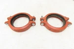 Victaulic 107N Quickvic 6" Rigid Coupling Grooved Pipe Fitting W/gasket Lot Of 2. Fixed Price $113.99.