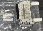 Smc VQ1-BGG14 Plug Manifold W/ 9 Valves, EX120-SMJ1 Cc-link, Silencers +. Fixed Price $319.00.