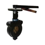 Milwaukee MW222B 6 Butterfly Valve, Wafer, In, Ci, Buna Liner. Fixed Price $445.99.