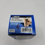 New Watts 188A Anti-siphon Air Vacuum Breaker Valve Brass Fpt X 3/4". Fixed Price $39.99.